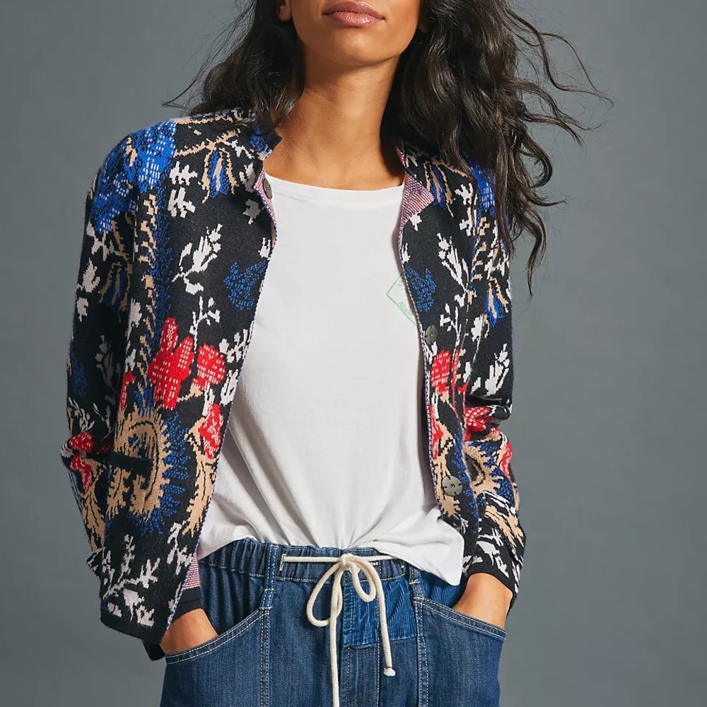 Anthropologie Pilcro Debra Cropped Jacket